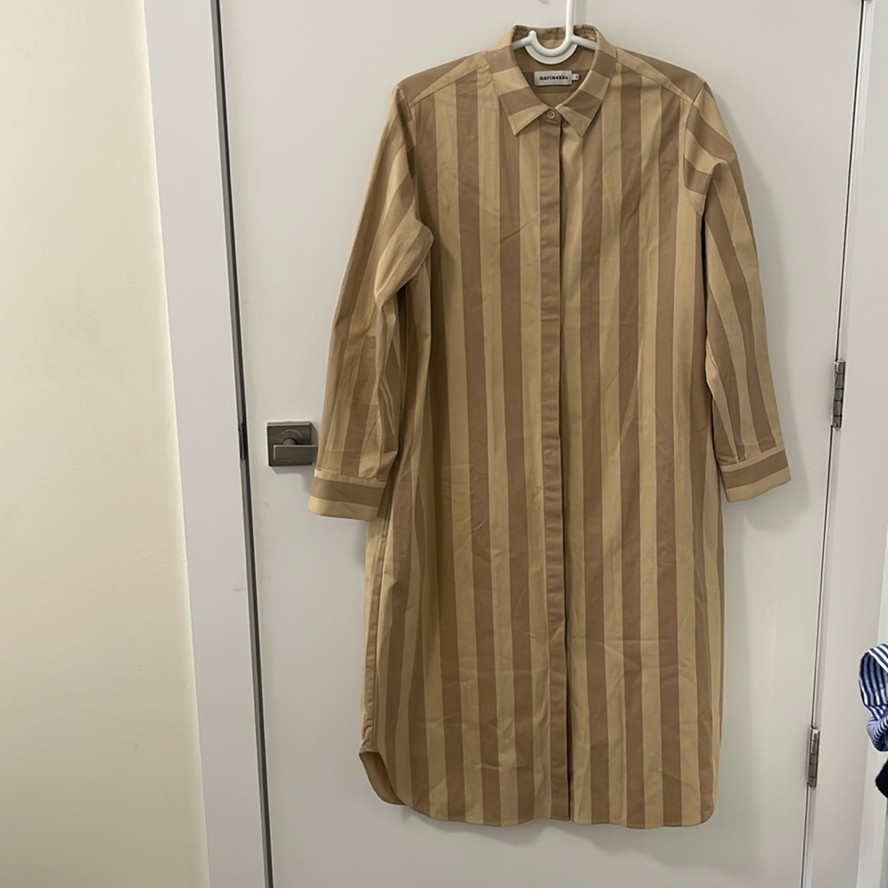 Marimekko Askare Linja Cotton Shirt Dress - Picture 5 of 7
